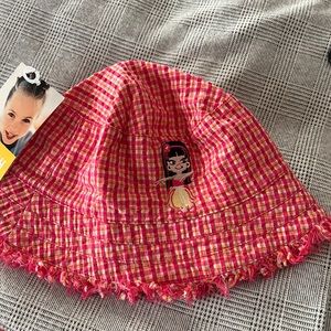 Girls checkered hat